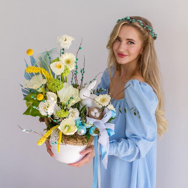 Композиция Композиция "Пасхальный кролик" купить в Барнауле