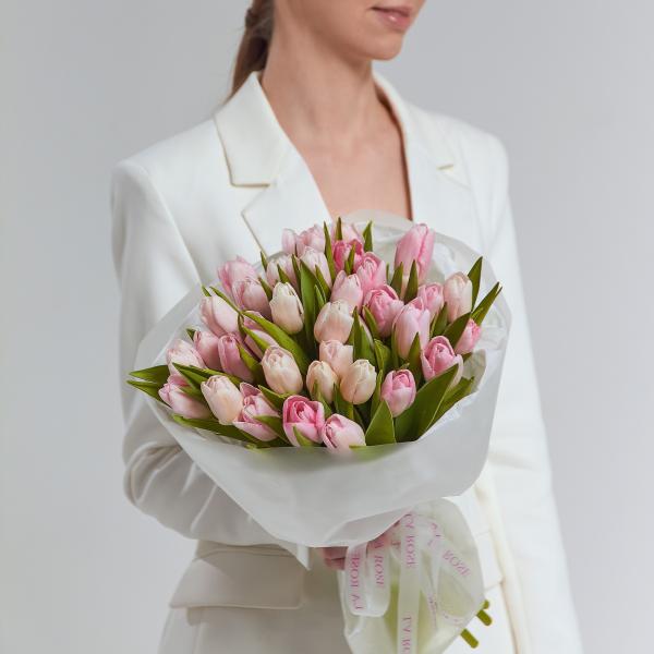 Букет Букет розовых тюльпанов купить в Барнауле
