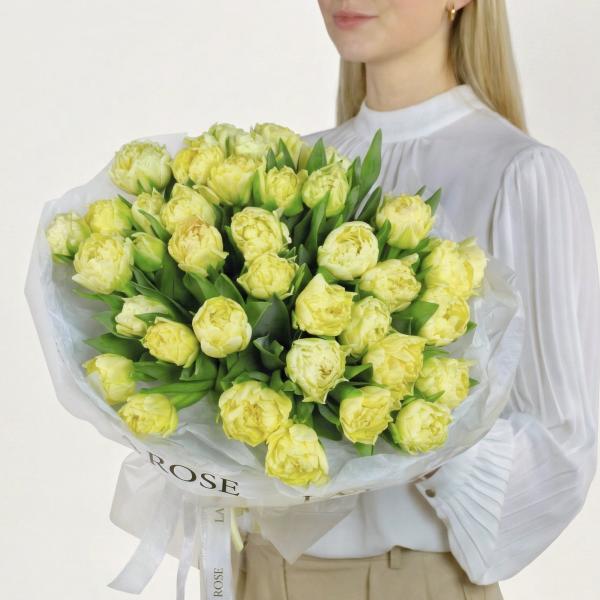 Букет желтых тюльпанов купить в Барнауле
