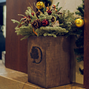 Новогоднее оформление в отеле Double Tree by Hilton