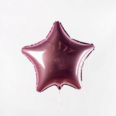 Фольгированный шар «Розовая звезда» купить в Барнауле