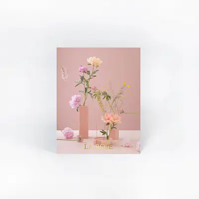 Открытка подарочная La Rose "Цветы в вазе"